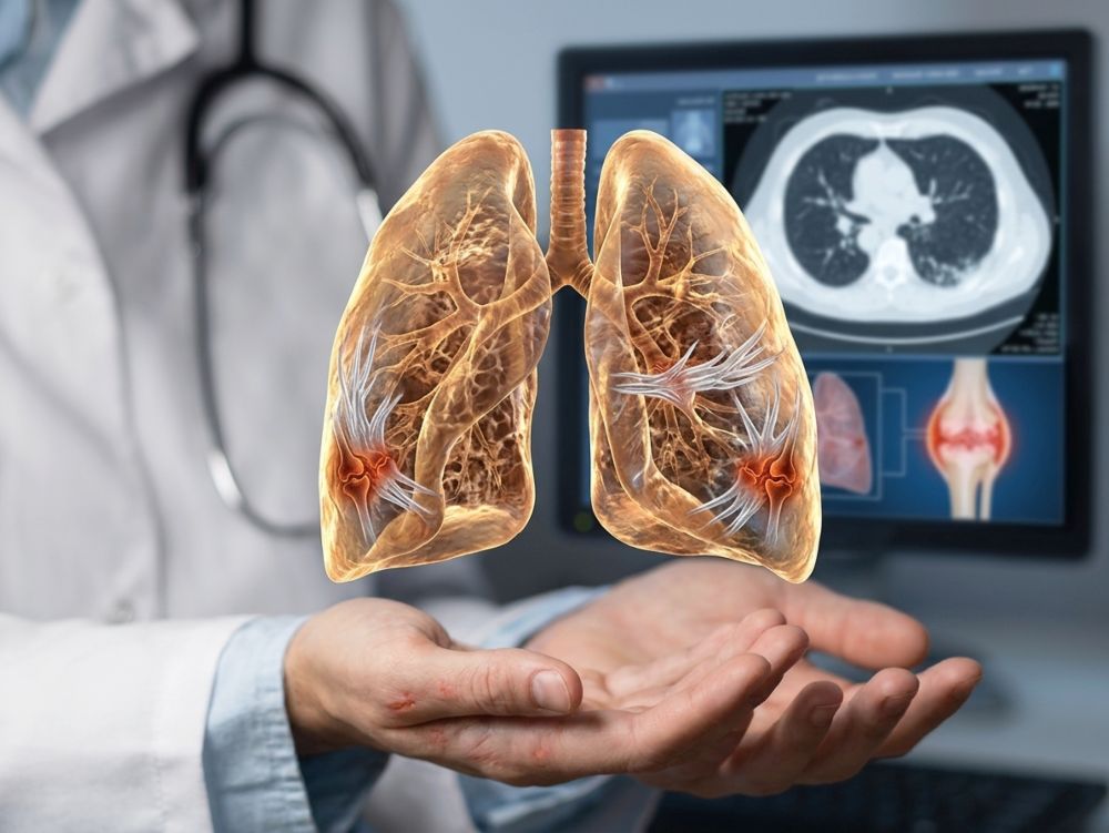 Fibrose pulmonar associada à artrite reumatóide - 1-2